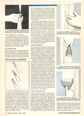 Cómo terminar paredes - Abril 1986
