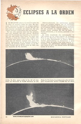 Eclipses a la Orden - Abril 1952
