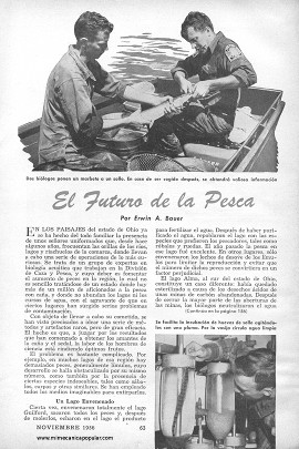 El Futuro de la Pesca - Noviembre 1956