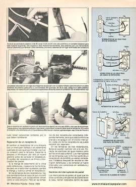 Haga sus reparaciones eléctricas - Enero 1984