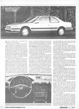 Honda de 1991 - Febrero 1991