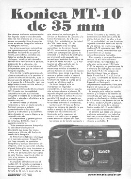 Fotografía: Konica MT-10 de 35mm - Enero 1990