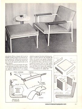 Construye Muebles de Metal - Mayo 1962