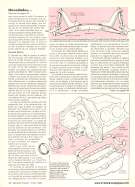 Novedades mecánicas - Enero 1986