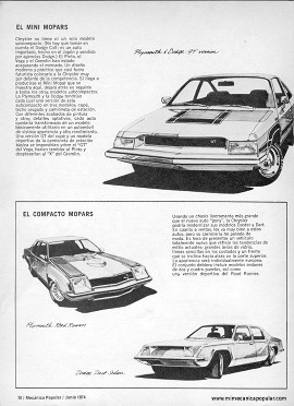 Los Pequeños Autos de la Chrysler -Junio 1974