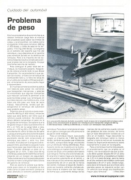 Problemas de peso al remolcar - Mayo 1994