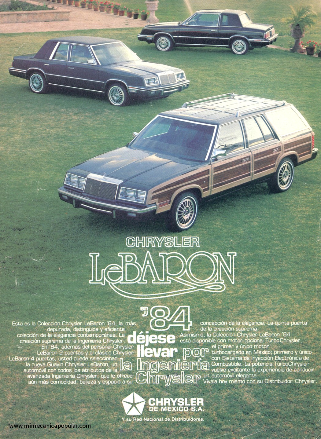 Publicidad - Chrysler LeBaron - Abril 1984