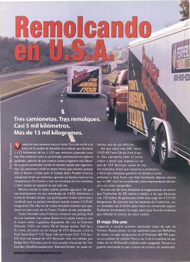 Probamos tres camionetas en un viaje de 5,000 kilómetros - Marzo 2001