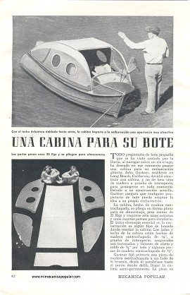 Una Cabina para Su Bote - Agosto 1950