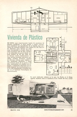Vivienda de Plástico - Mayo 1956