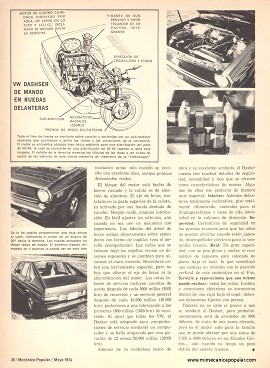 Volkswagen Dasher o Passat -Mayo 1974