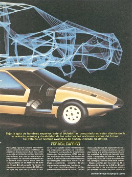 Autos Diseñados por Computadora - Septiembre 1982