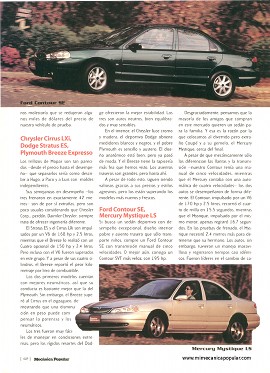 Comparamos los doce sedanes más atractivos - Febrero 1999