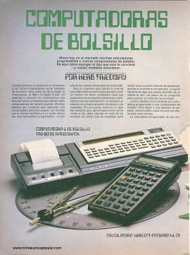 Computadoras de bolsillo de Noviembre 1982