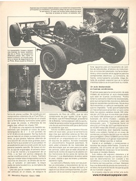 Construya su auto deportivo - Enero 1982