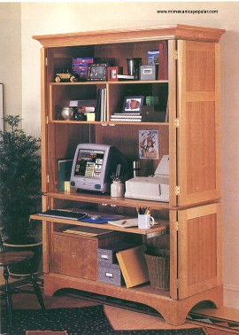 Un hermoso gabinete de cerezo para tu oficina doméstica - Diciembre 2000