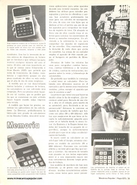Las Minicalculadoras de Mayo 1973