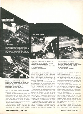 Problemas mecánicos causados por la suciedad - Julio 1971