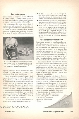 Publicidad - Kodak - Mayo 1957