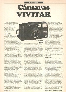 Cámaras Vivitar - Enero 1992