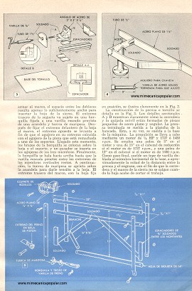 Cómo Construir una Segueta Mecánica - Septiembre 1951