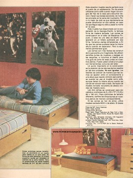 Construya camas dobles - Julio 1981