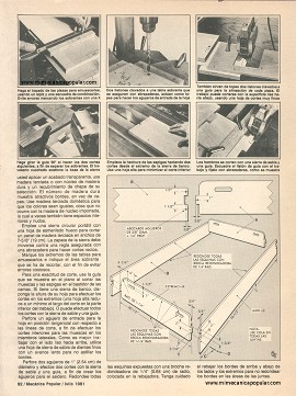 Construya camas dobles - Julio 1981