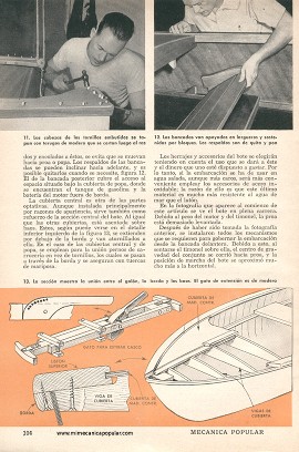 Construya su Propia Lancha Automóvil - Agosto 1956
