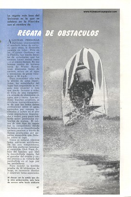 Regata de Obstáculos - Junio 1951