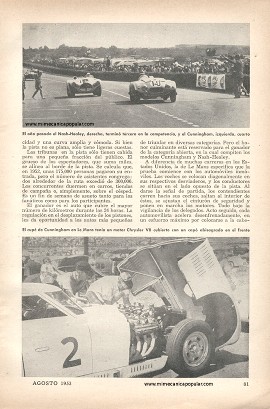 24 Horas de Velocidad ¿Ganaran los EE.UU. en Le Mans? - Agosto 1953