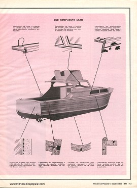 Guía de Compuestos para la Reparación de Botes - Septiembre 1971