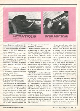 Guía de Compuestos para la Reparación de Botes - Septiembre 1971