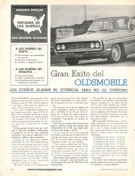 Informe de los dueños: Oldsmobile - Octubre 1962