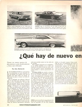 ¿Qué hay de nuevo en los Autos de 1966? - Enero 1966