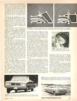 ¿Qué hay de nuevo en los Autos de 1966? - Enero 1966