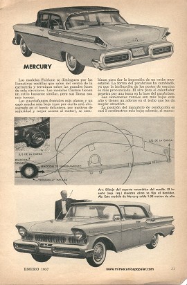 El Nuevo Ford es Más Bajo y Más Potente - Enero 1957