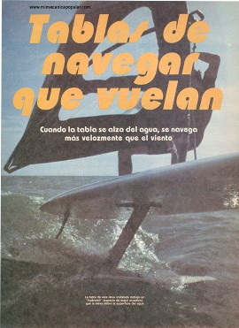Tablas de navegar que vuelan - Septiembre 1983