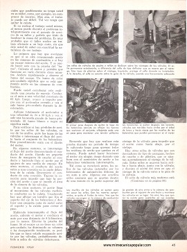 Cómo Comprobar y Cambiar los Sellos de las Válvulas - Febrero 1969