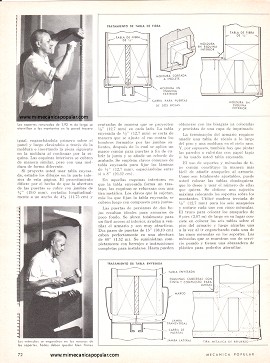 Cómo Construir un Armario Adicional - Febrero 1969
