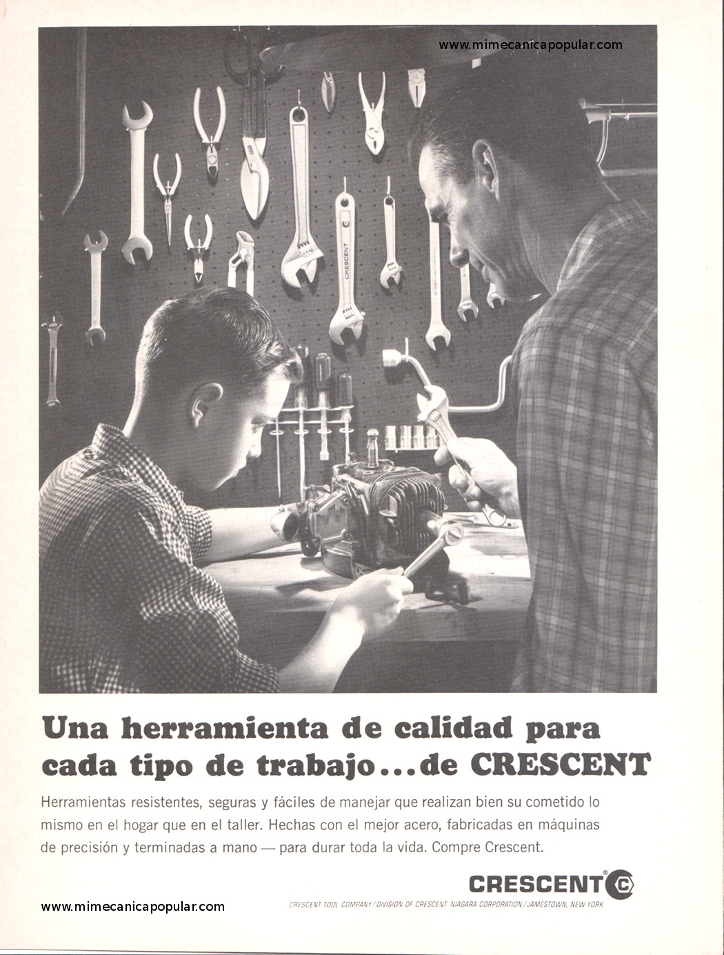 Publicidad - Herramientas Crescent - Julio 1966