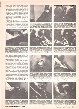 Instale su alfombra - Marzo 1986