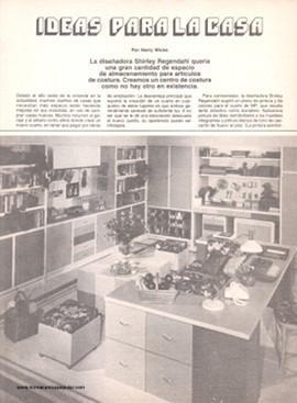 Ideas para la casa: Centro de costura - Enero 1980