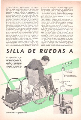 Silla de Ruedas a Motor - Mayo 1953