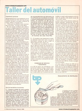 Clínica del automóvil - Febrero 1980