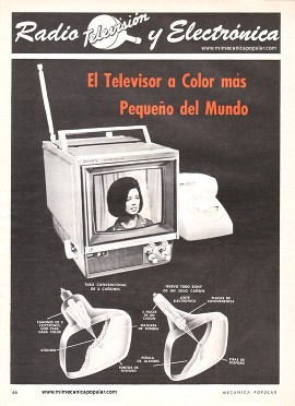 El Televisor a Color más Pequeño del Mundo - Marzo 1969