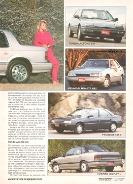 Autos de mayor venta - Octubre 1989