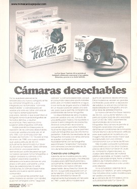 Fotografía: Cámaras desechables - Octubre 1993