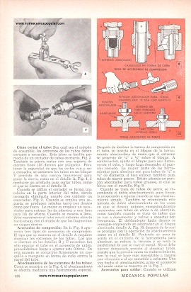 Cómo Usar Tubería de Metal - Marzo 1956