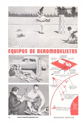 Equipos de Aeromodelistas - Septiembre 1950