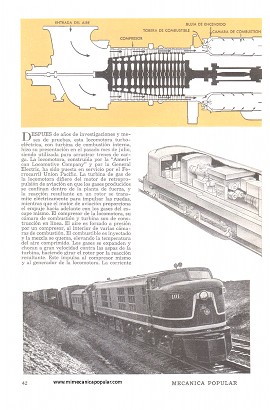 Locomotora con Turbina de Gas - Septiembre 1949